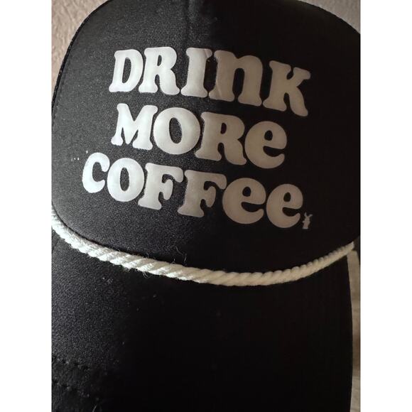 Dutch Bros "Drink More Coffee" Black Trucker Hat - Picture 7 of 7